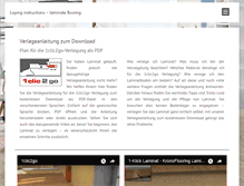 Tablet Screenshot of laminat-installation.com
